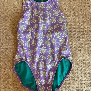 Jolyn Clothing Purple and Yellow One Piece Swimsuit